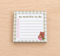 So Matcha To Do Memo Pad