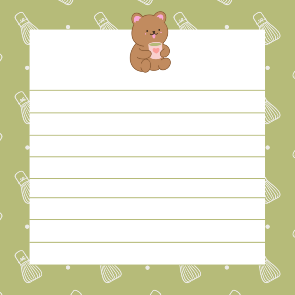 So Matcha To Do Memo Pad