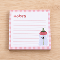 Strawberry Matcha Memo Pad