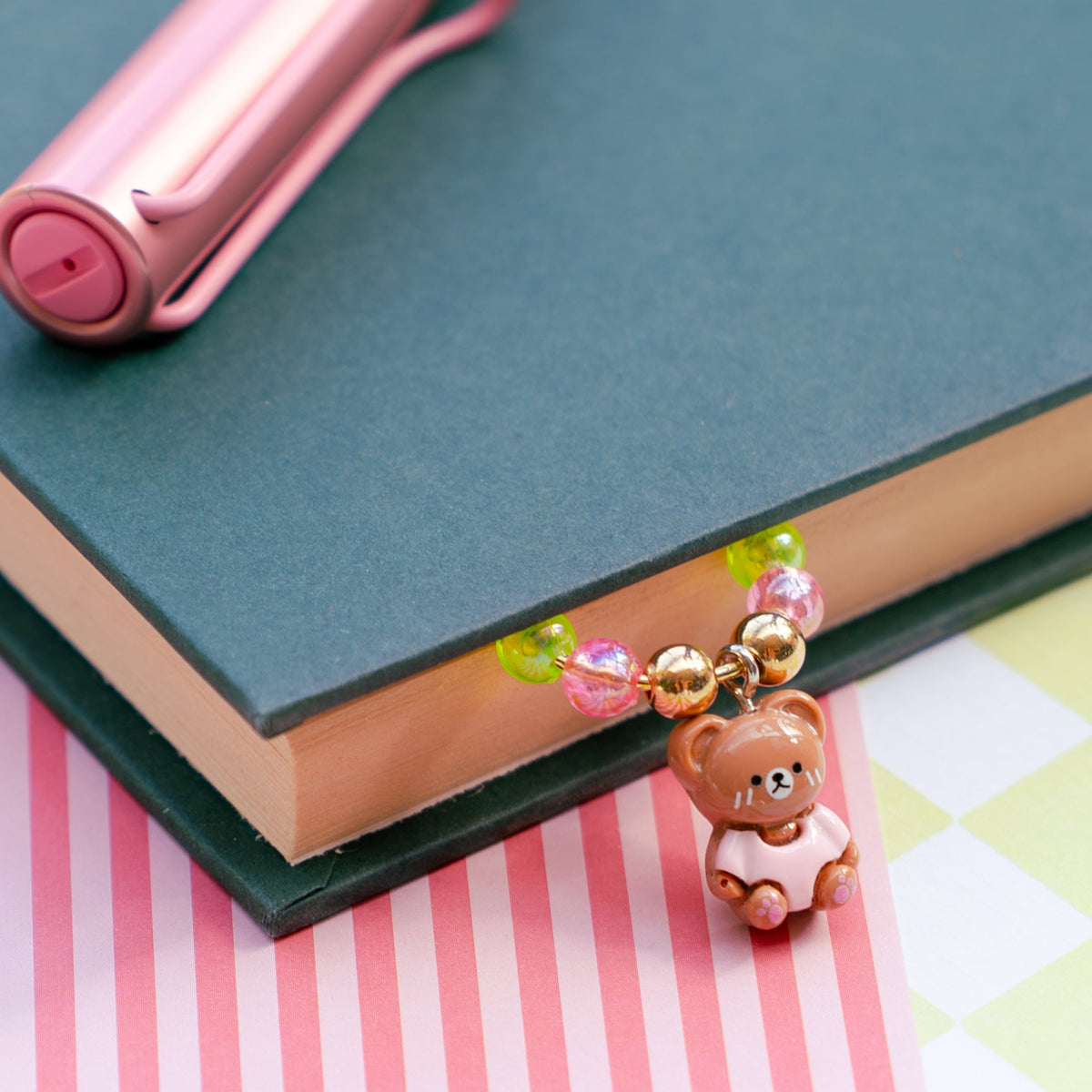 Paperclip Bookmark with Charm