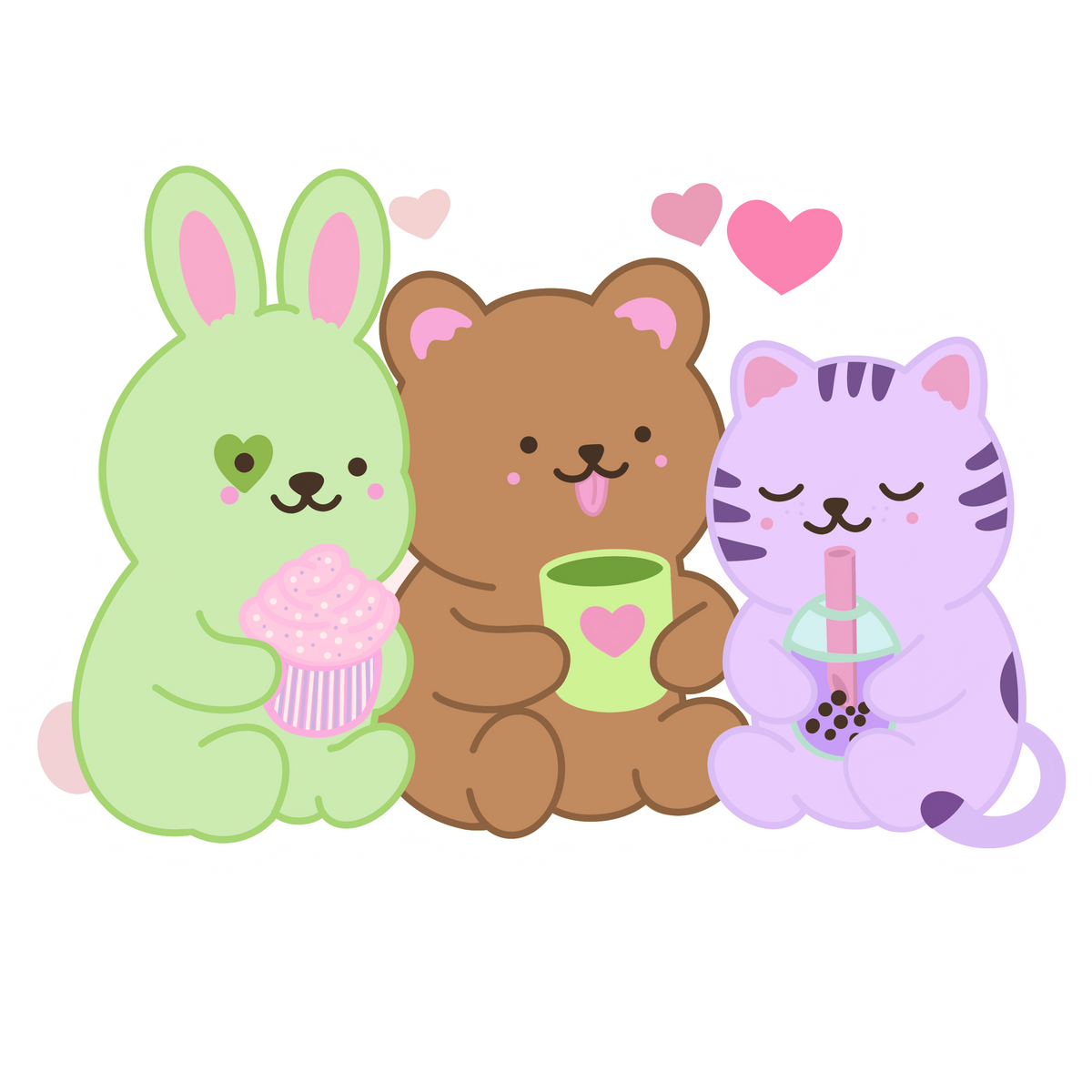 Matcha Bear & Friends