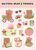 Strawberry Dreams Sticker Sheet