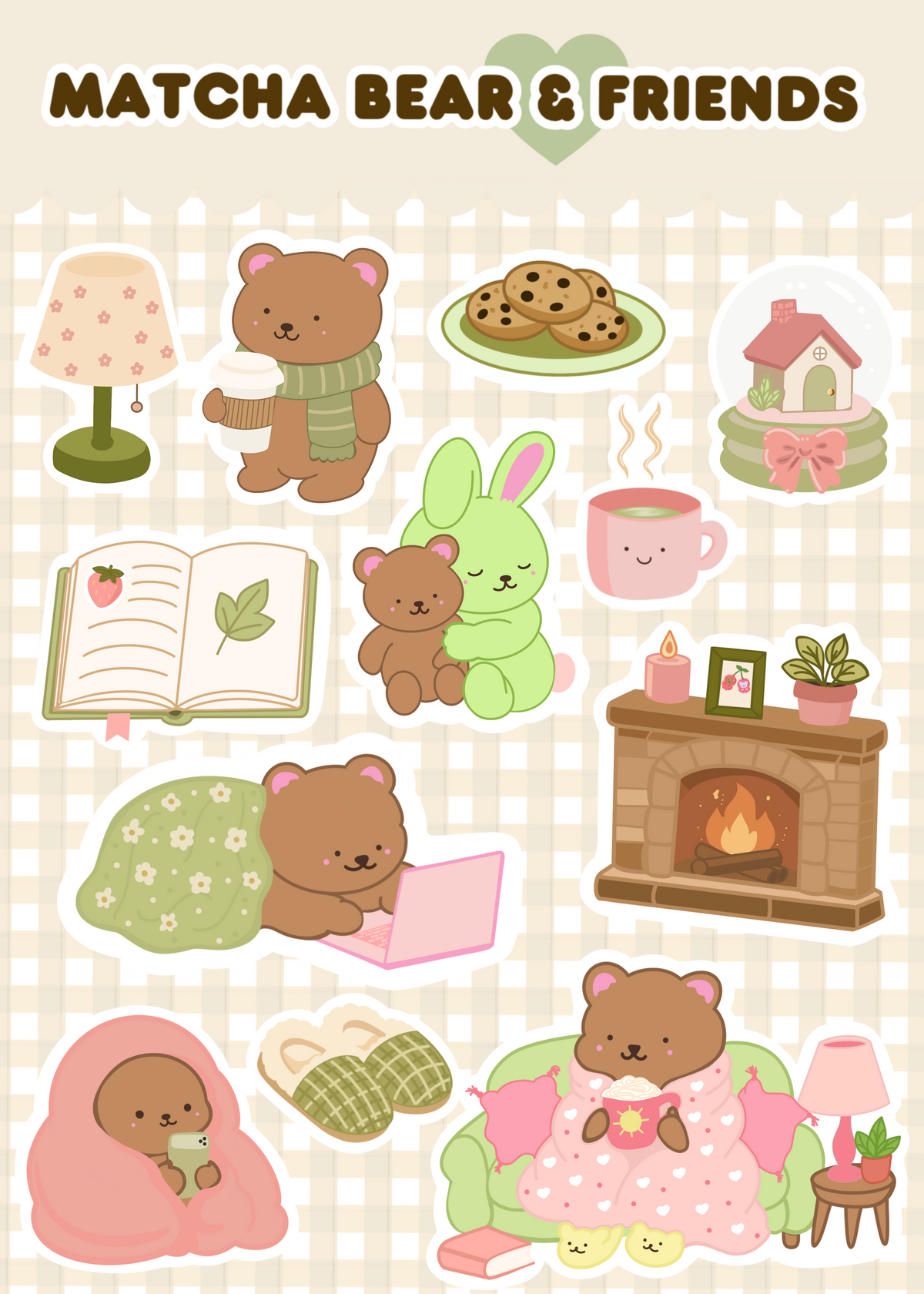 Cozy Nights In Sticker Sheet