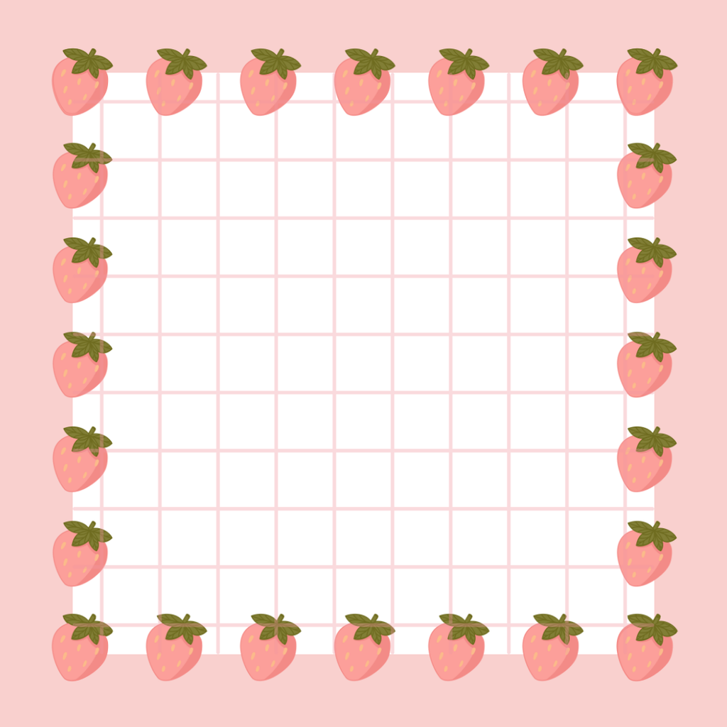 Strawberry Matcha Memo Pad