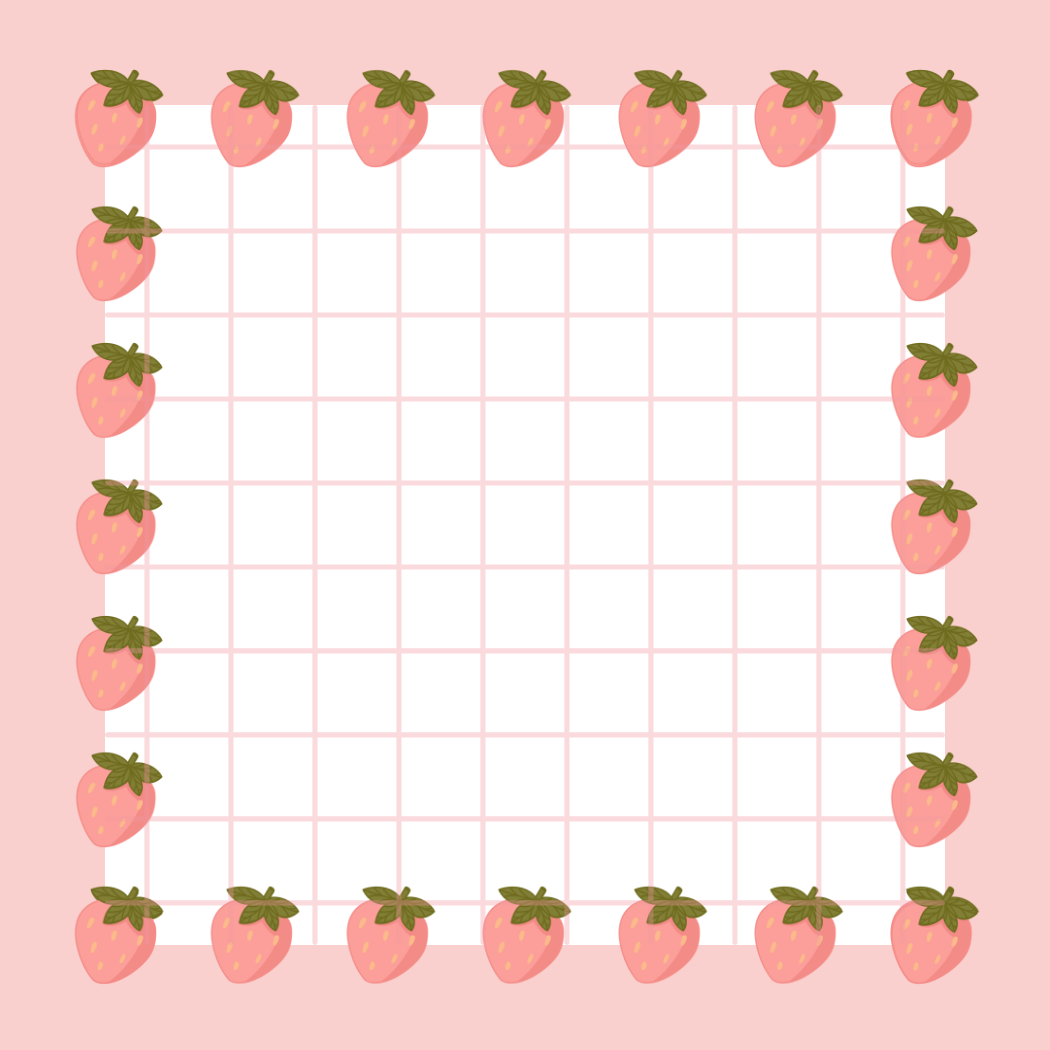 Strawberry Matcha Memo Pad