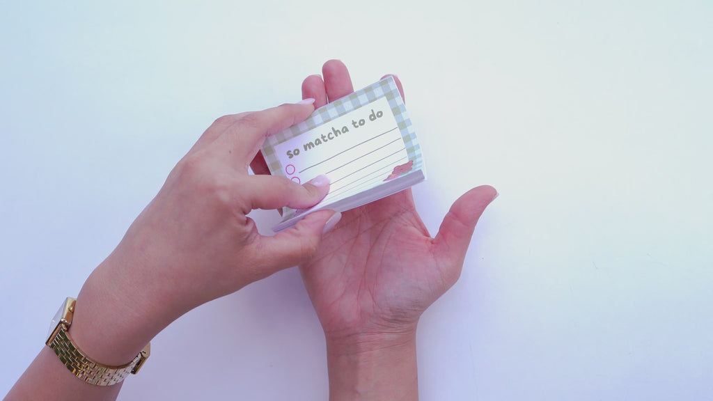 So Matcha To Do Memo Pad